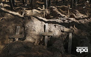 После деоккупации Изюма в начале сентября из могил массового захоронения достали 447 тел