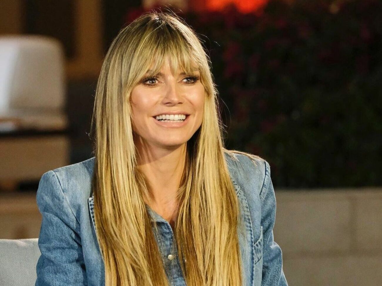 Клум не удержалась на ногах