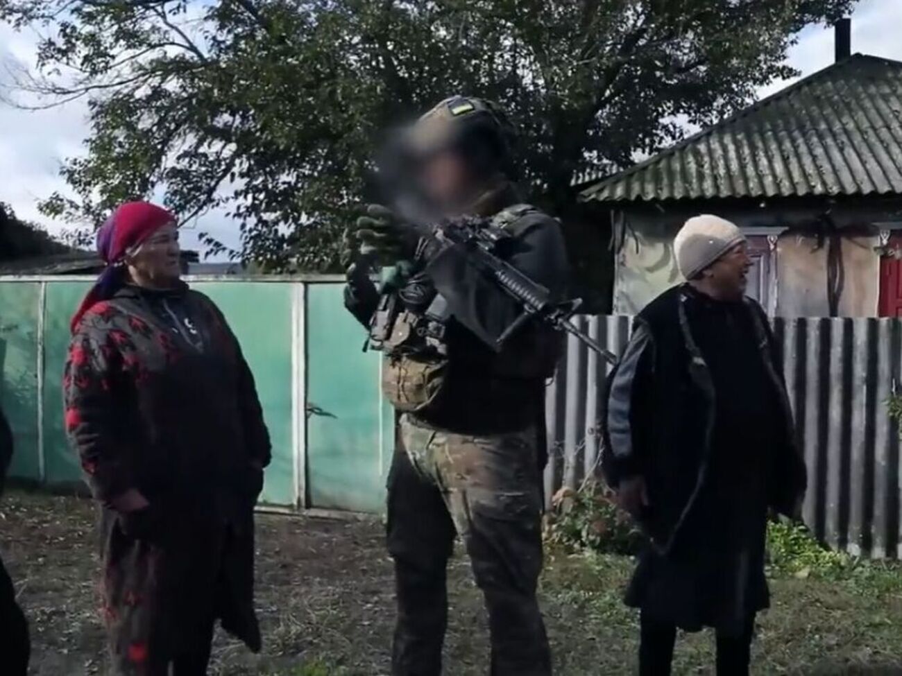 Украинских военных встречали с радостью