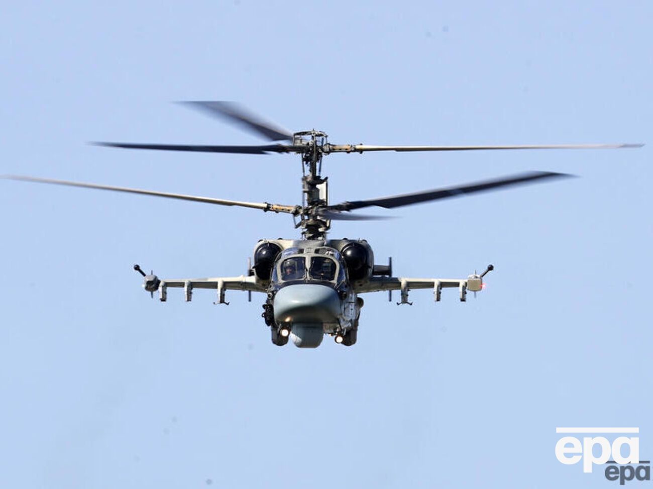 В ночь с 30-го на 31 октября в Веретье взрывом были уничтожены два боевых вертолета Ка-52 "Аллигатор"