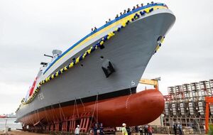 Корвет урочисто зійшов на воду у Стамбулі 2 жовтня