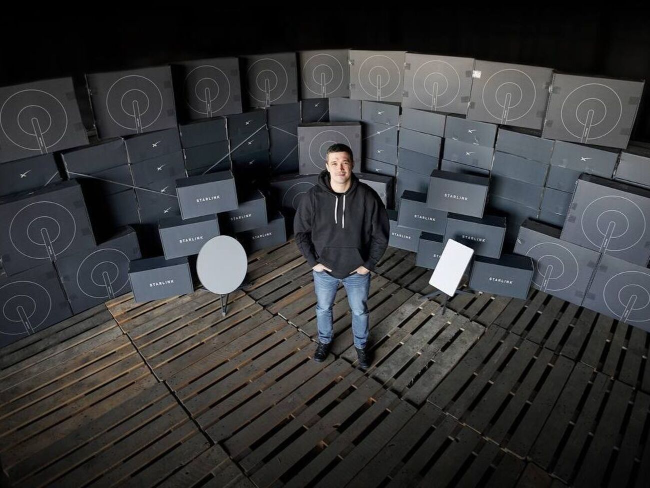 Украина получила новую партию Starlink