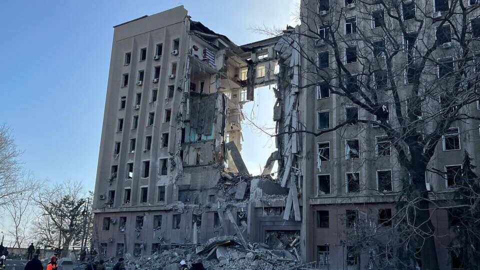 Удару по будівлі ОДА в Миколаєві було завдано 29 березня