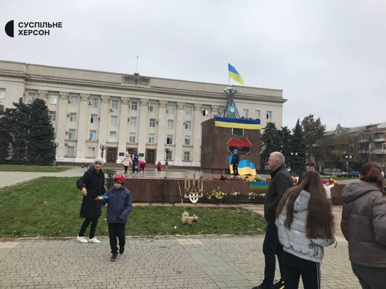 Першу точку зв'язку налагодили біля будівлі обладміністрації