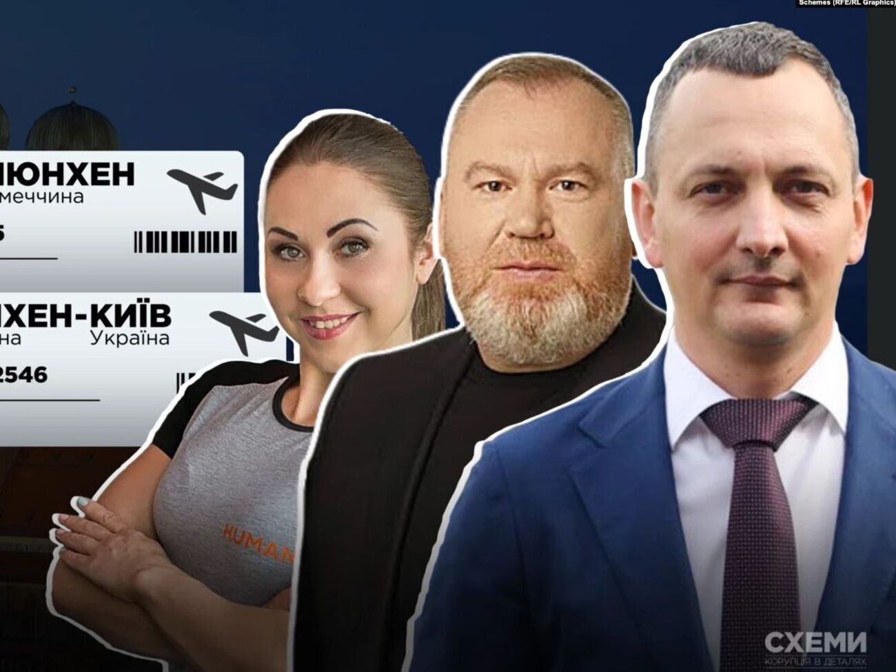 Журналісти виявили зв'язок між Резніченком (у центрі), Хлантою (ліворуч) і Голиком (праворуч)