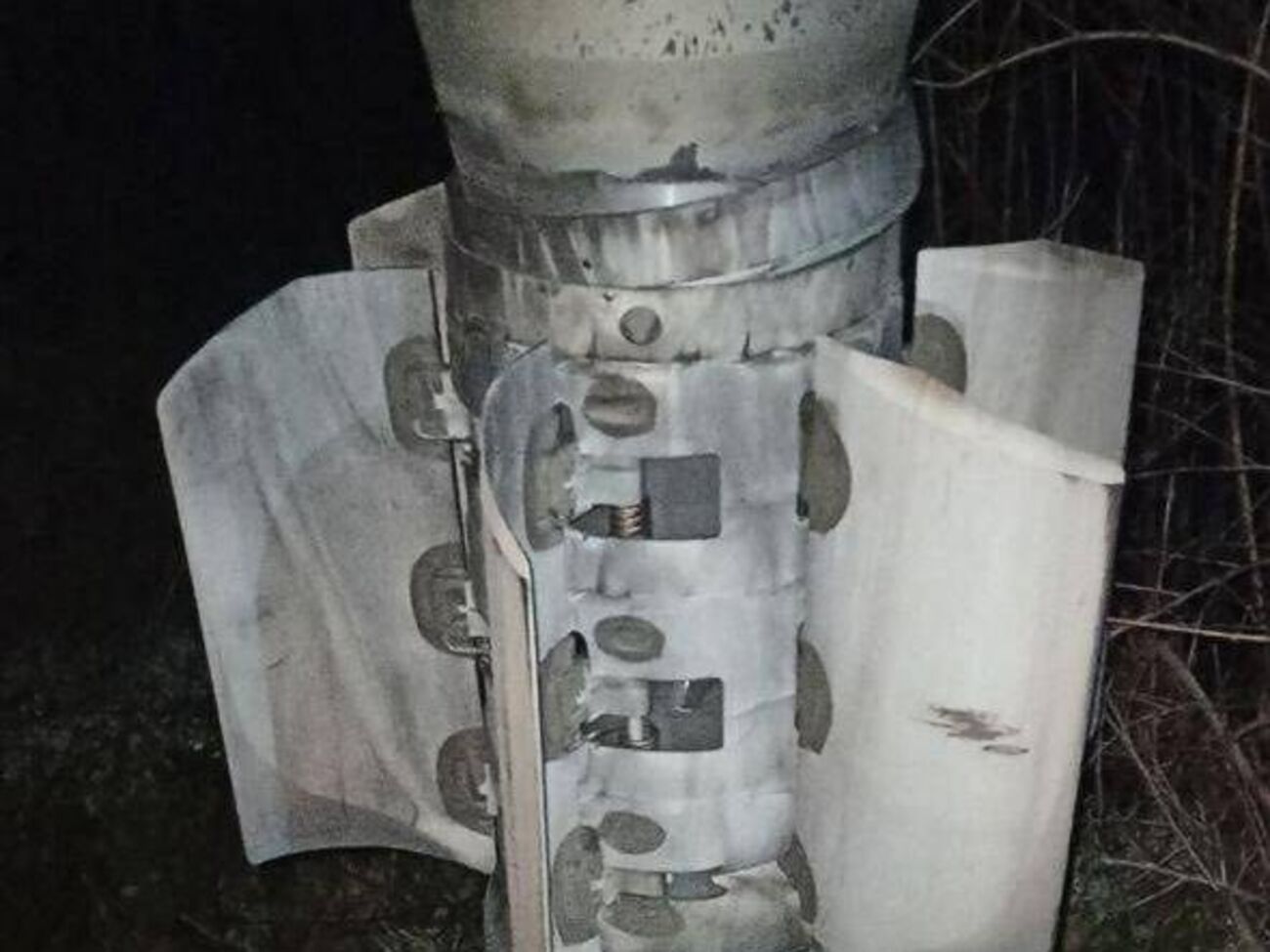 Ракета повредила линию электропередач