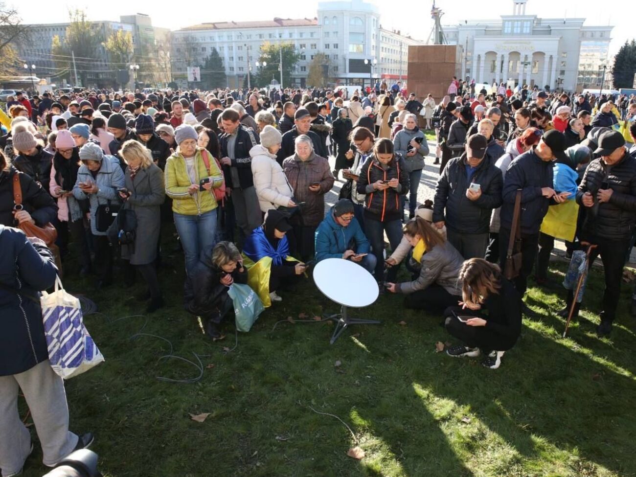 В деоккупированном Херсоне появилась мобильная связь