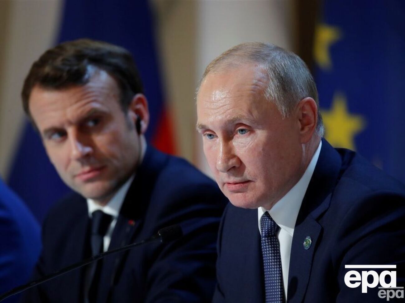 Макрон, по данным СМИ, планирует разговор с Путиным