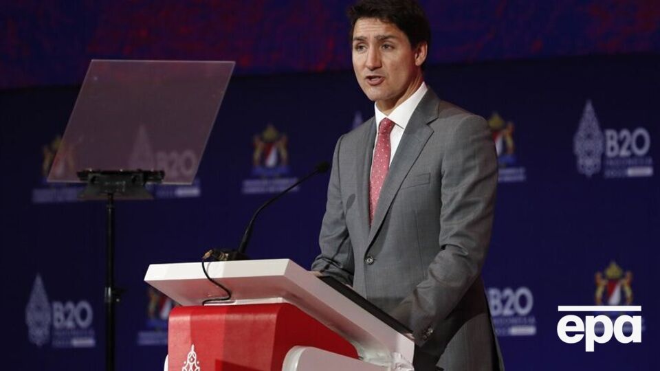 Трюдо: Канада продолжает поддерживать Украину, поскольку она защищает свою территорию, суверенитет и независимость от России