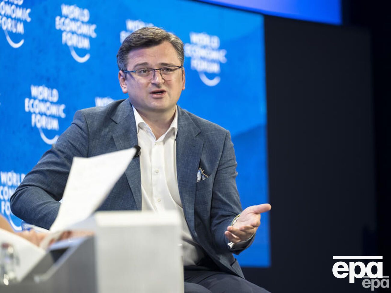 Кулеба (на фото) наголосив, що Путін не хоче жодних компромісів