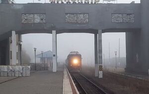 В первом поезде в Николаев приехали, кроме обычных пассажиров, журналисты и группы волонтеров