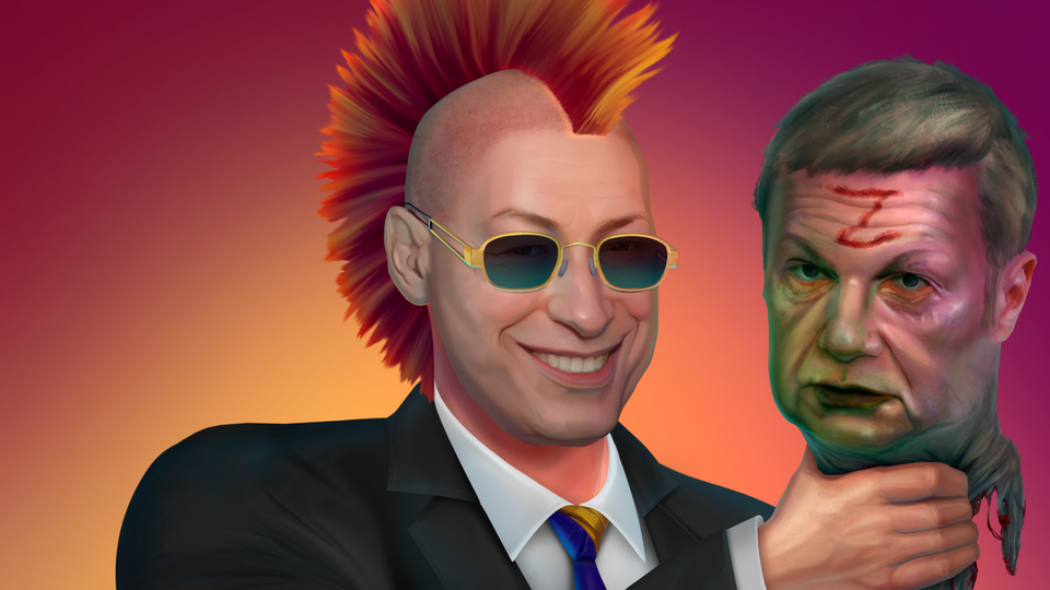 Колекція Super Gordon складається із 3500 унікальних зображень Гордона, зокрема з головою російського пропагандиста Соловйова