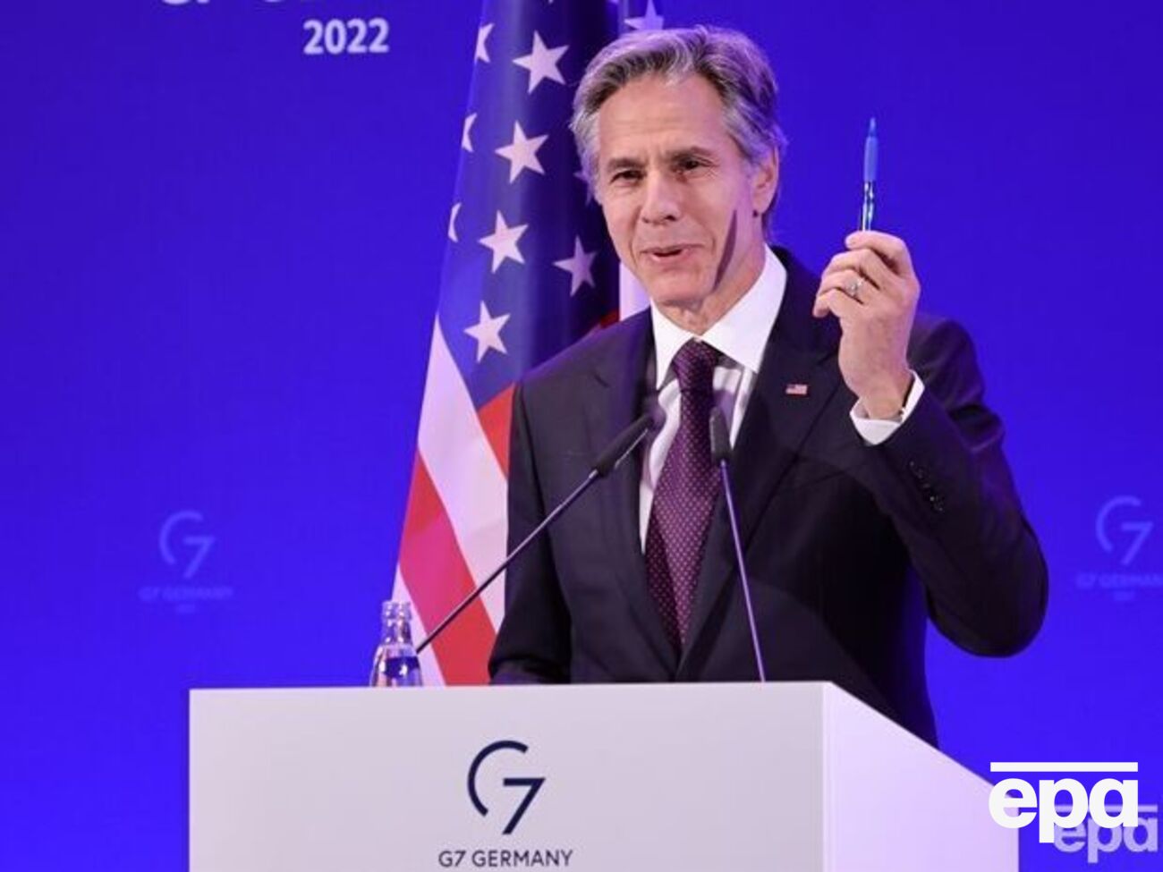 Блінкен запевнив Україну у підтримці США після масованої російської ракетної атаки