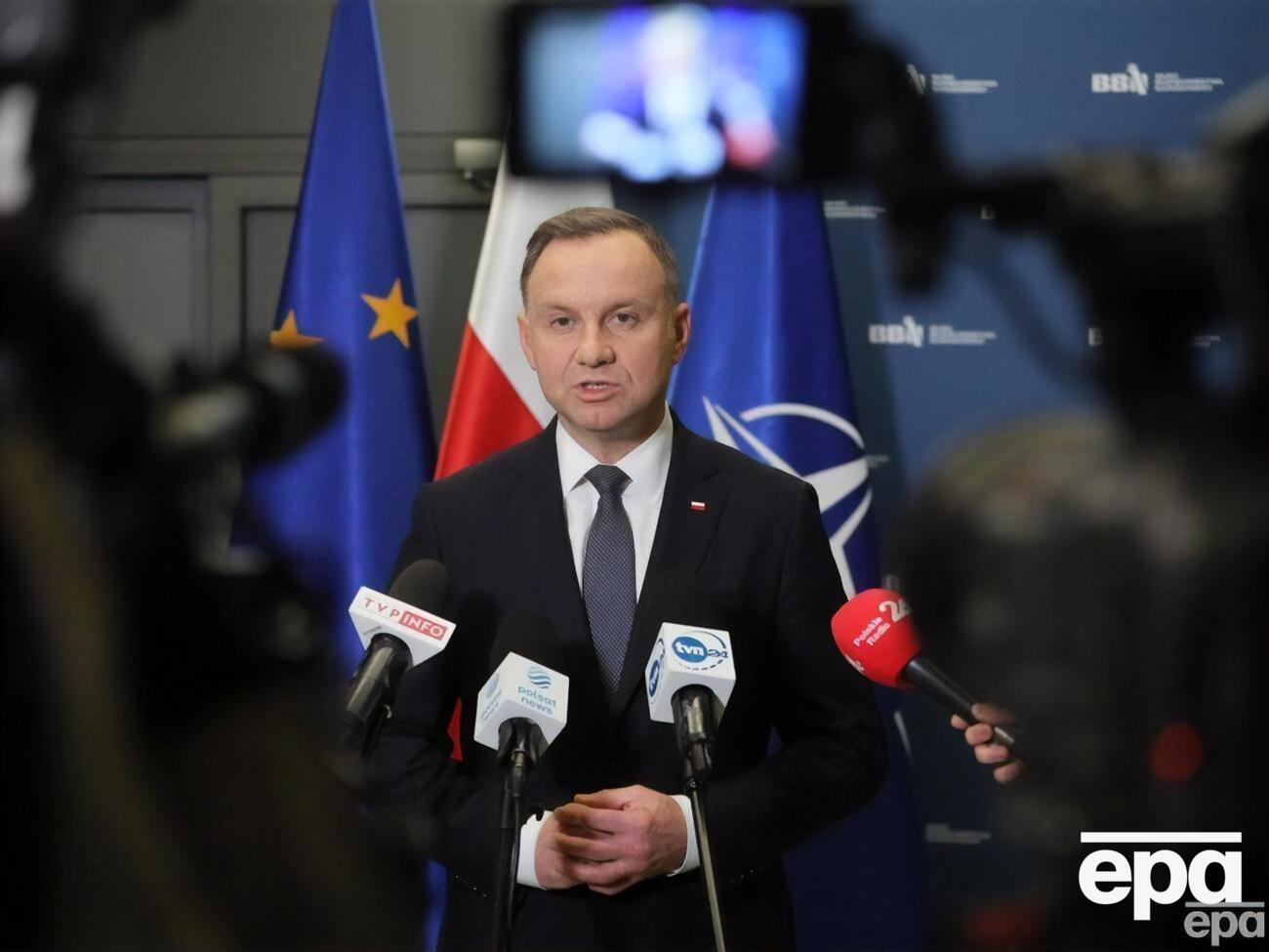 Дуда:&nbsp;Байден ясно и отчетливо дал понять, что Соединенные Штаты полностью нас поддерживают