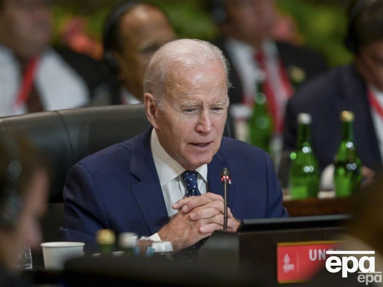 Байден сказал, что, судя по траектории,&nbsp;маловероятно, что ракета была выпущена из России