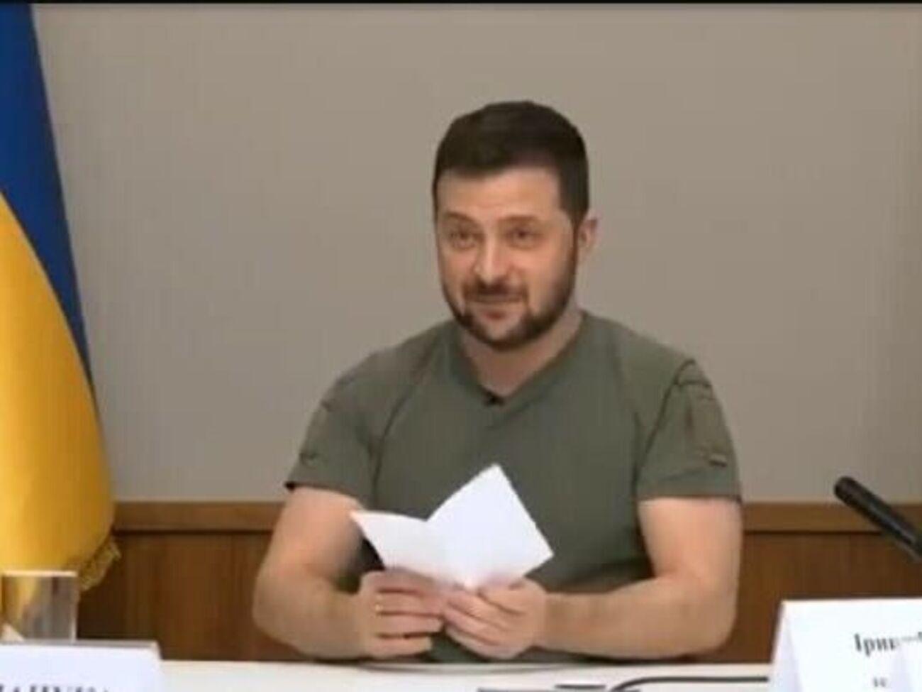 Зеленський залишився без кавуна