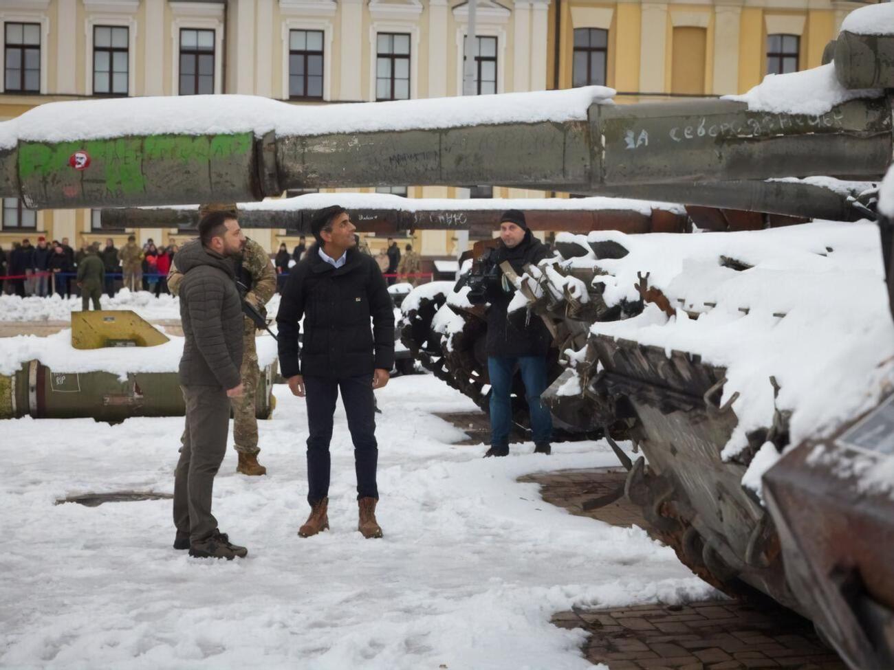 Сунак приехал в Украину впервые