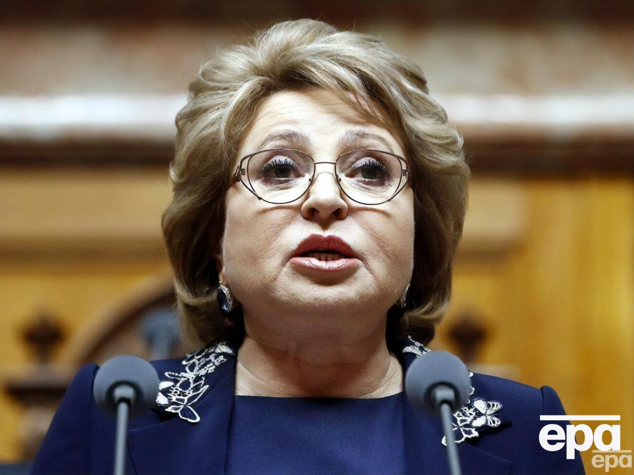 Ларина считает, что Матвиенко (на фото) – среди российских политиков, которые "давным-давно потеряли человеческий облик"