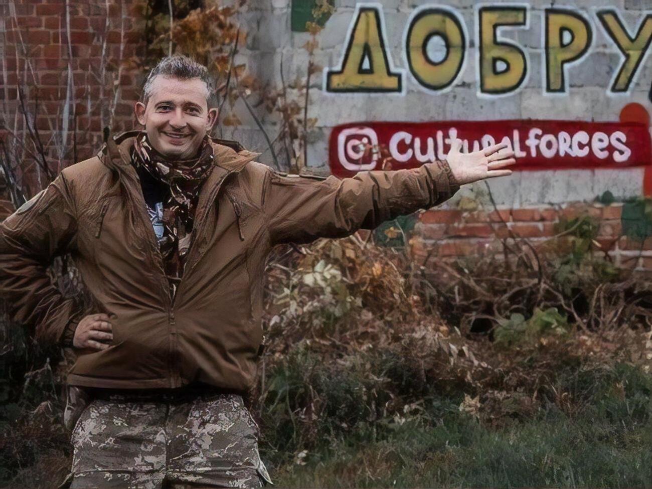 Серга выступил перед жителями Херсона