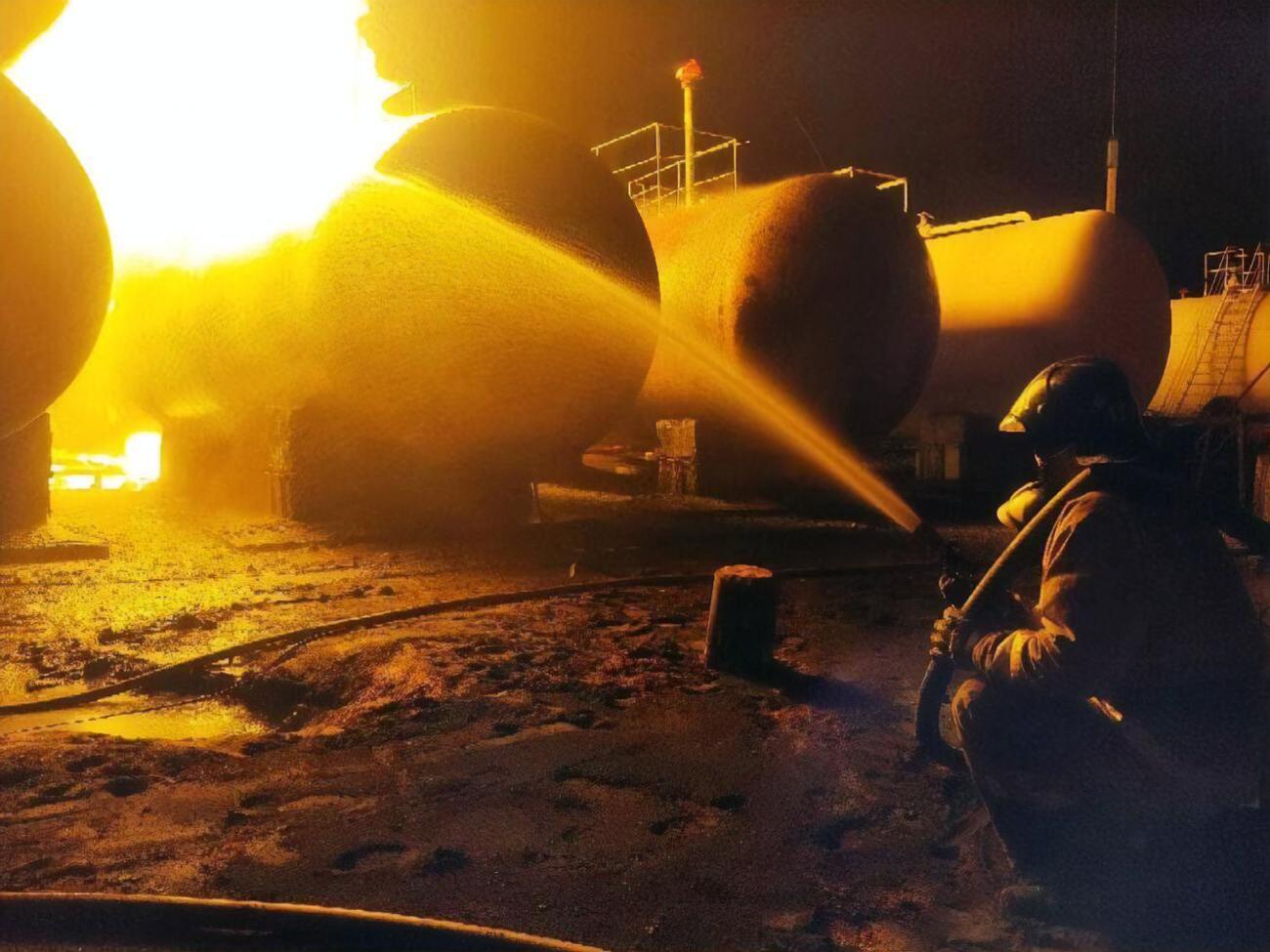 В 9.43 пожар был ликвидирован