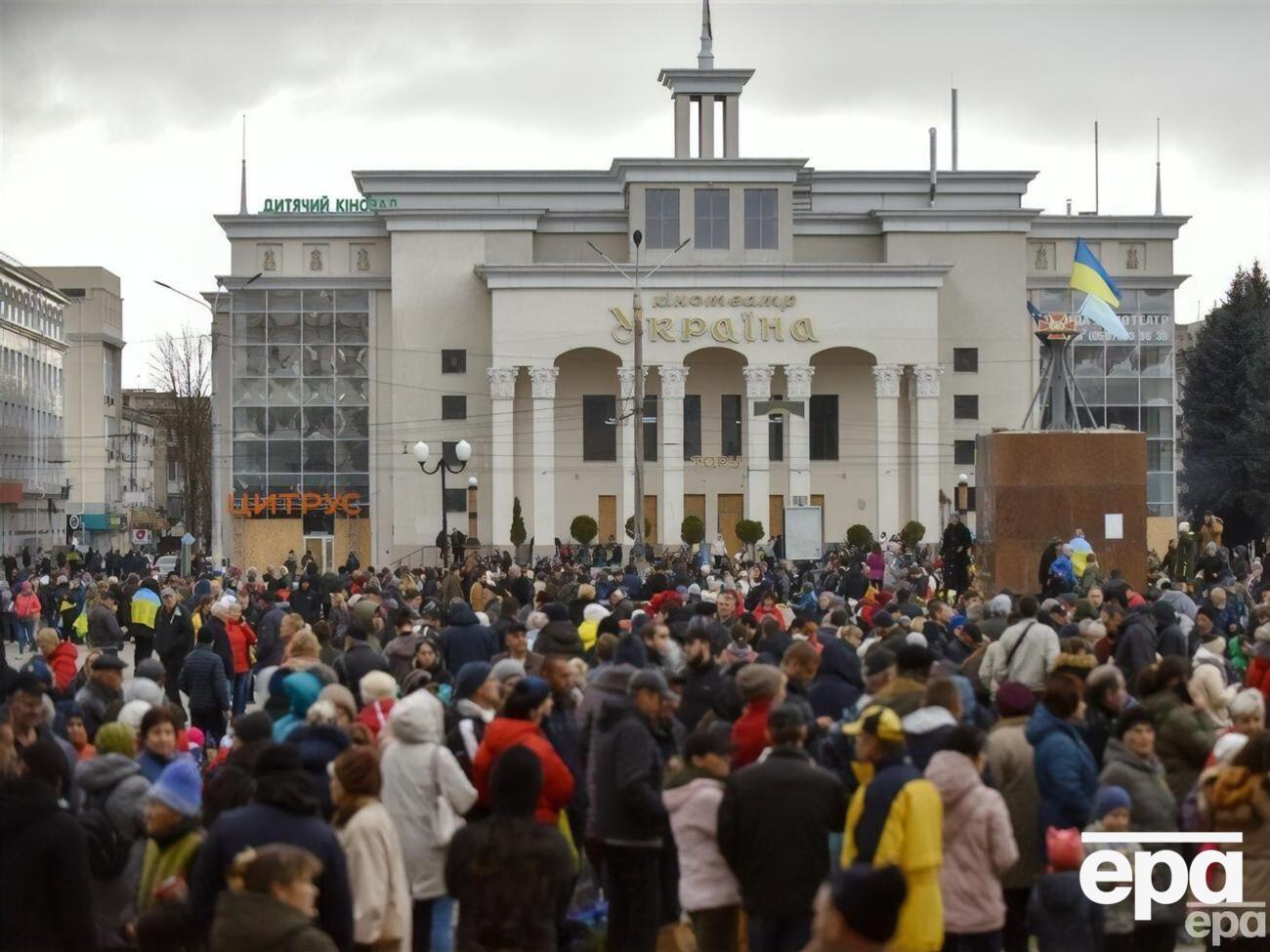 Об освобождении Херсона стало известно 11 ноября