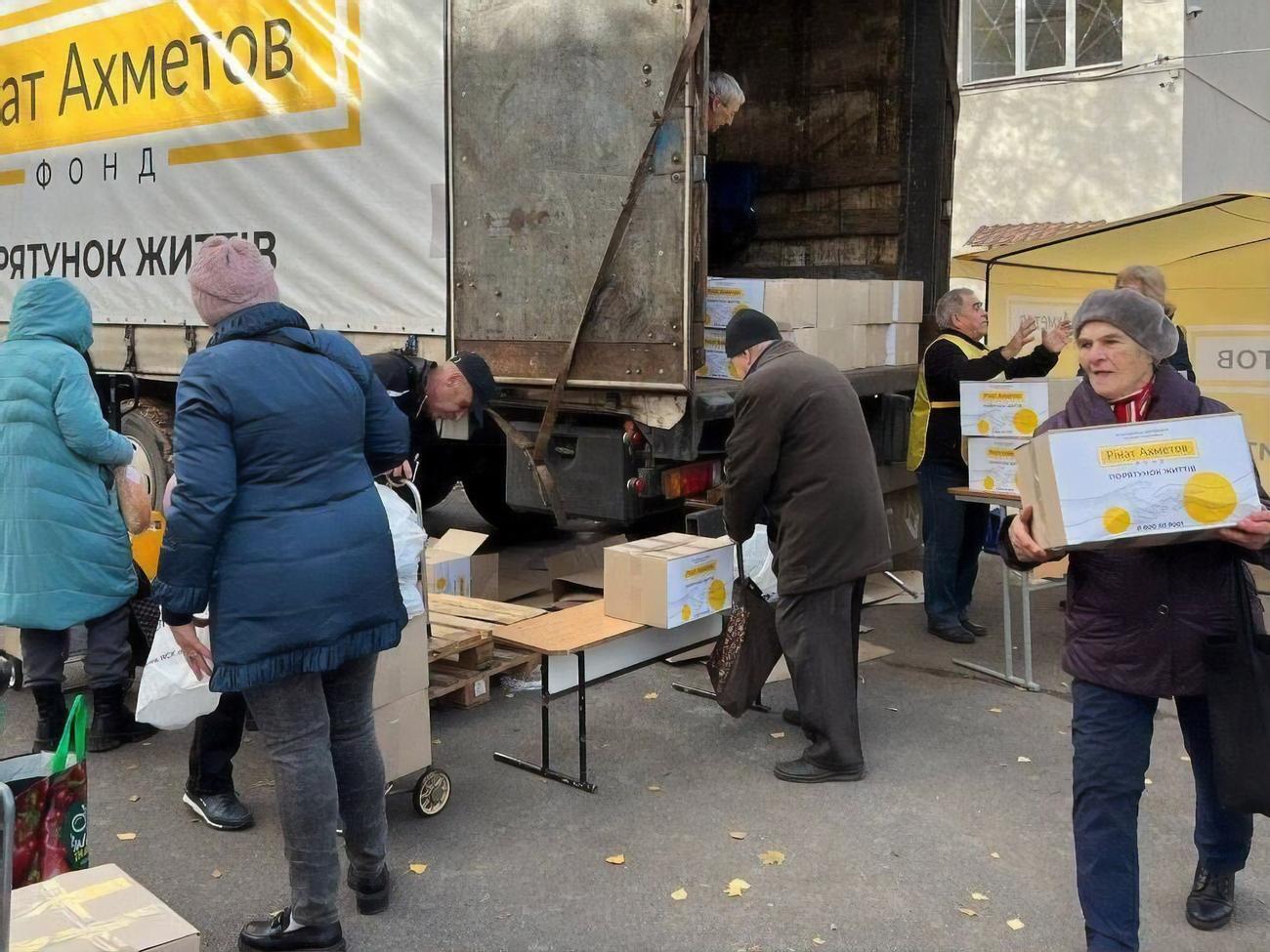 Загалом жителям України 2022 року передадуть пів мільйона наборів із харчовими продуктами від Фонду