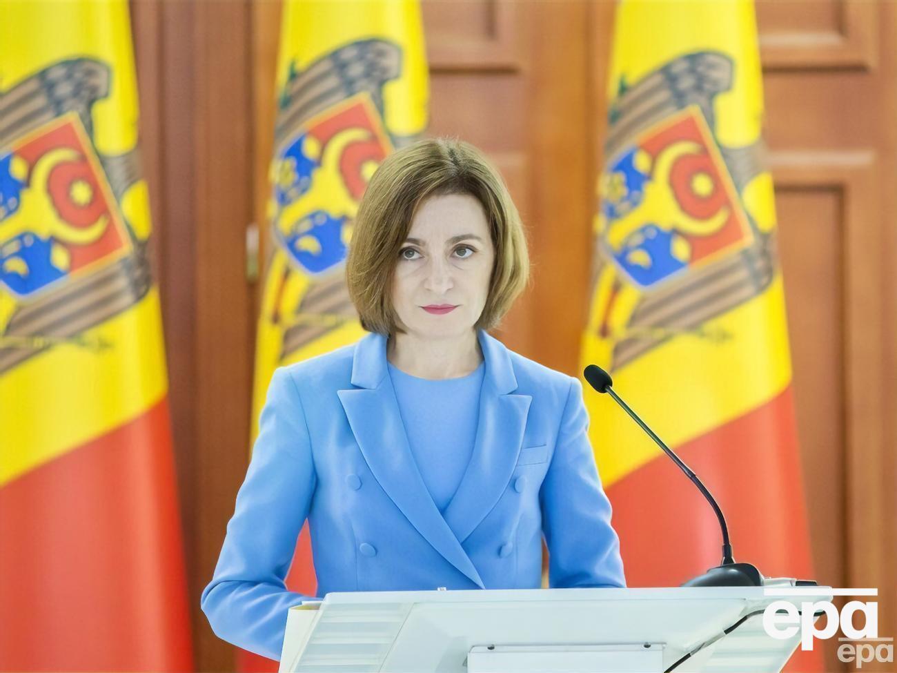 Санду: Європі та Україні потрібна сильна Молдова