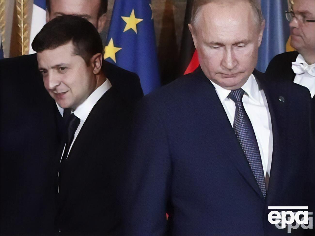 Зеленский&nbsp;вступил в должность&nbsp;президента Украины 20 мая 2019 года. Путин занимает должность президента России с 2000 года с перерывом в&nbsp;2008&ndash;2012 годах