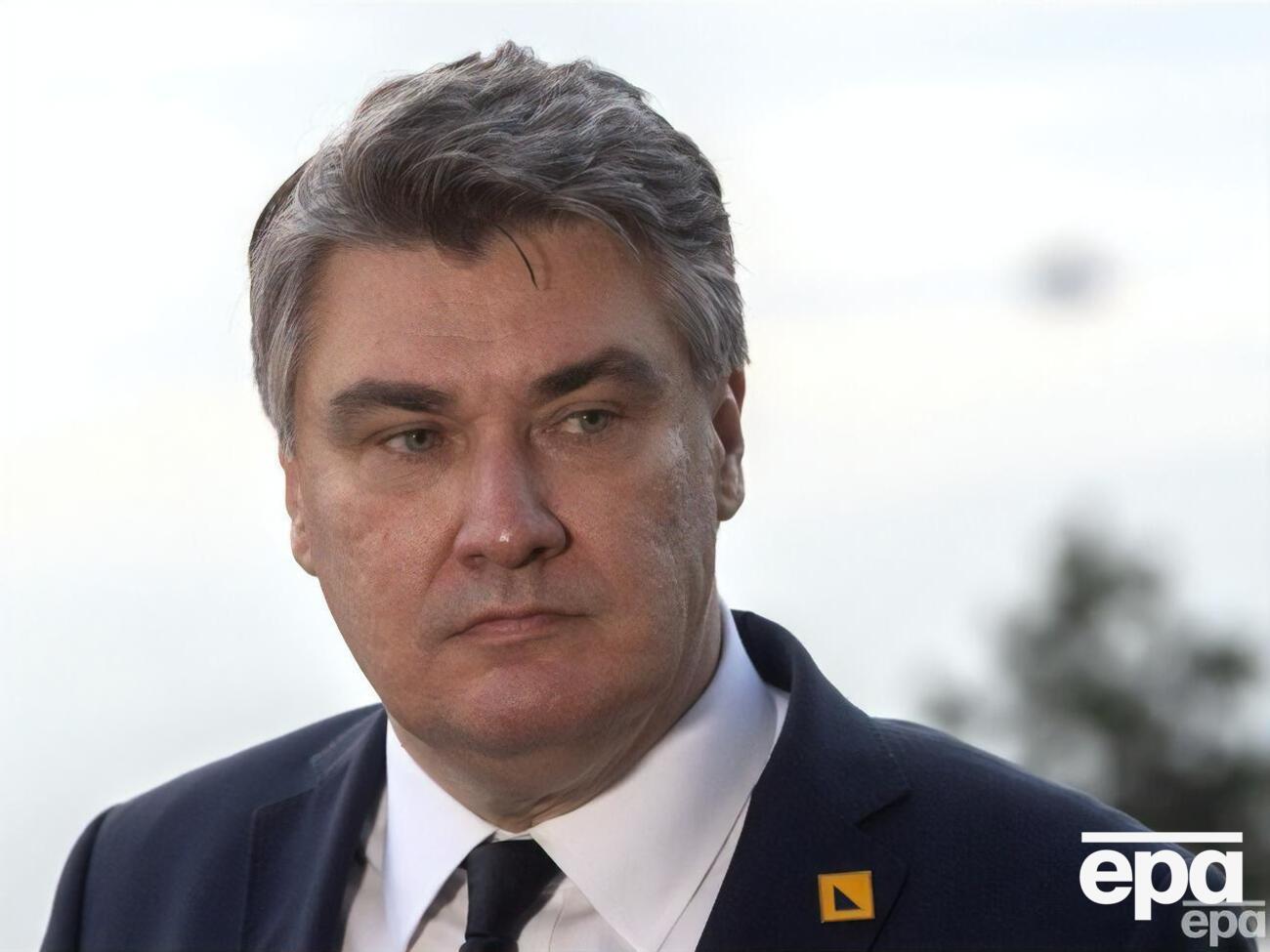 Миланович заявив, що обставини участі хорватських військовослужбовців у місії "незрозумілі й необґрунтовані"