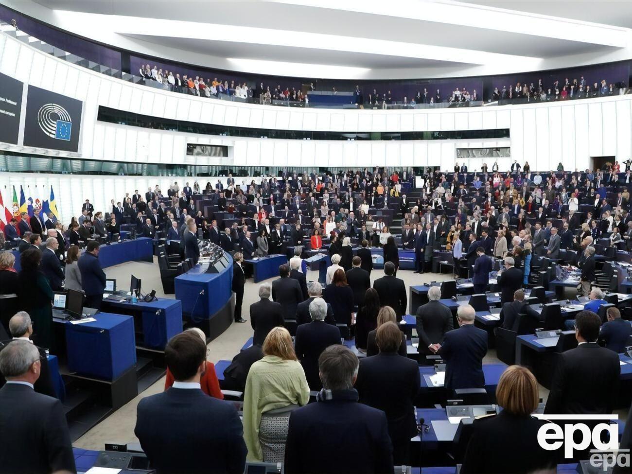 Когда Европарламент рассматривал резолюцию, в Украине была объявлена воздушная тревога