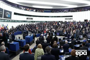 Когда Европарламент рассматривал резолюцию, в Украине была объявлена воздушная тревога