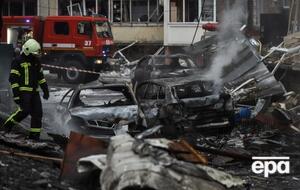 "К статусу террористического государства хочет добавить слово "убийца". Россия нанесла массированный ракетный удар по Украине. Фоторепортаж