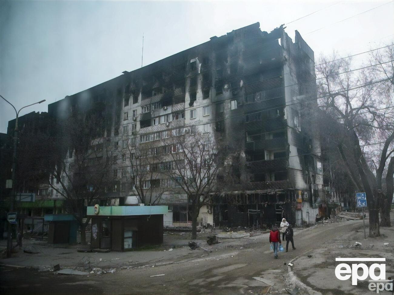 Из-за включения обогревателей в разрушенном Мариуполе отключается электричество