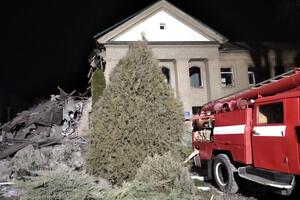 Российские оккупанты нанесли ракетный удар по родильному отделению больницы в городе Вольнянск Запорожской области