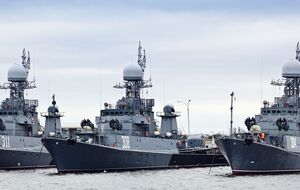 В Средиземном море находятся девять кораблей России