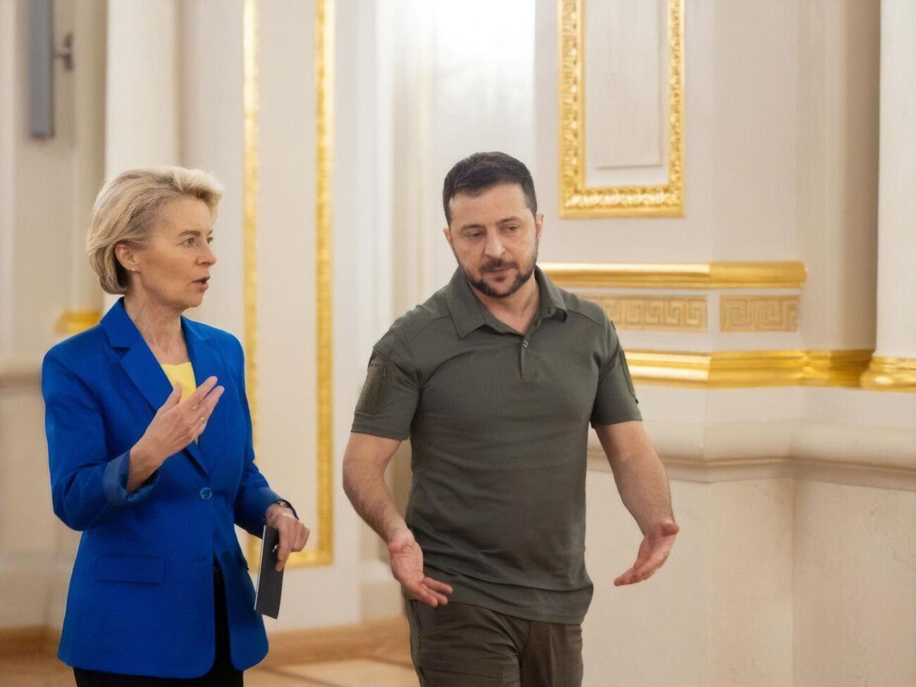 Фон дер Ляєн і Зеленський 25 листопада провели телефонну розмову