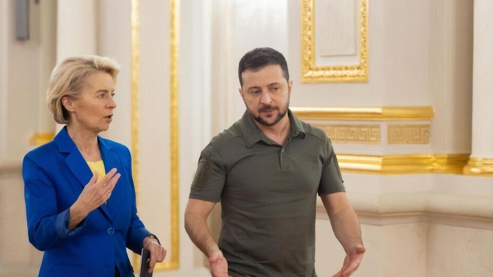 Фон дер Ляйен и Зеленский 25 ноября провели телефонный разговор