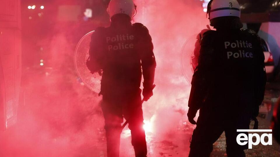 Из-за беспорядков в Брюсселе перекрыли часть города