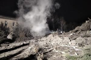 Окупанти в ніч на 23 листопада обстріляли пологовий будинок у Вільнянську