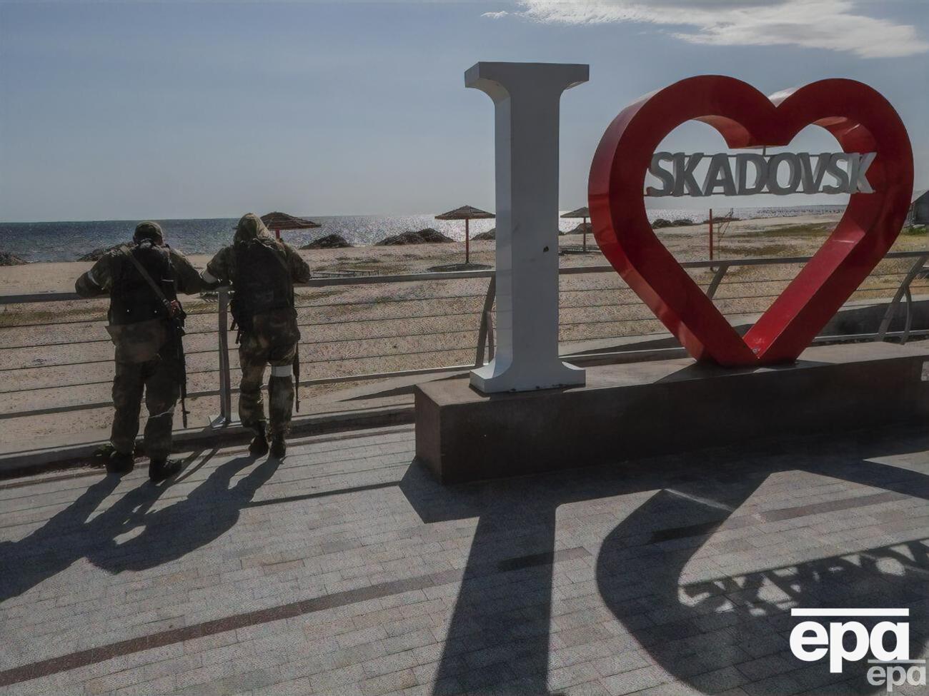 Переважно у вільне житло у Скадовську вселилися військові Російської Федерації