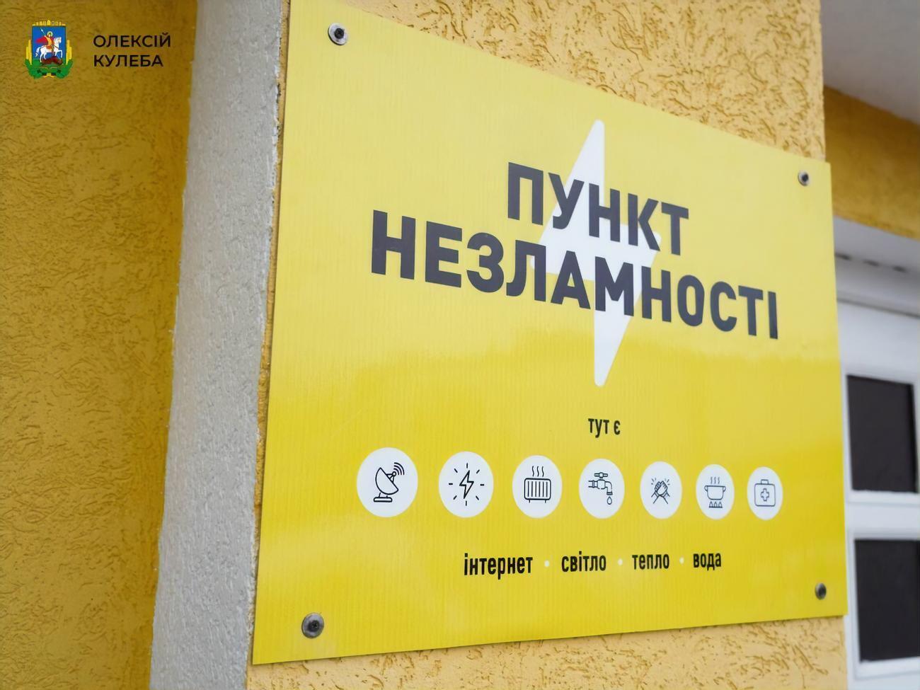 Локації на карті "пунктів незламності" поділили на три категорії