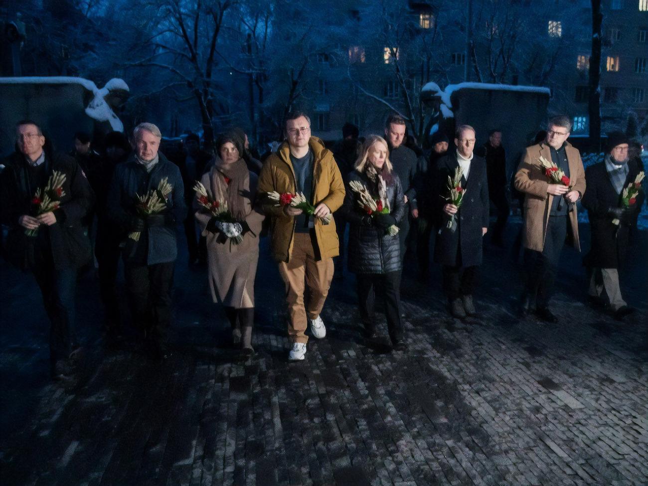 28 ноября Украину посетили главы МИД семи стран