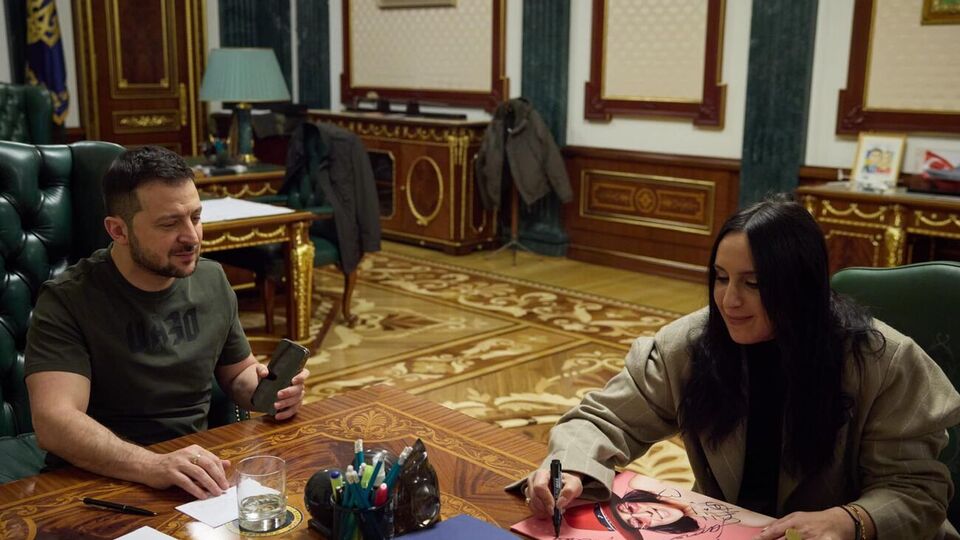 Джамала: Мала честь побачитися з лідером нашої країни, який для мене є взірцем сміливості й рішучості
