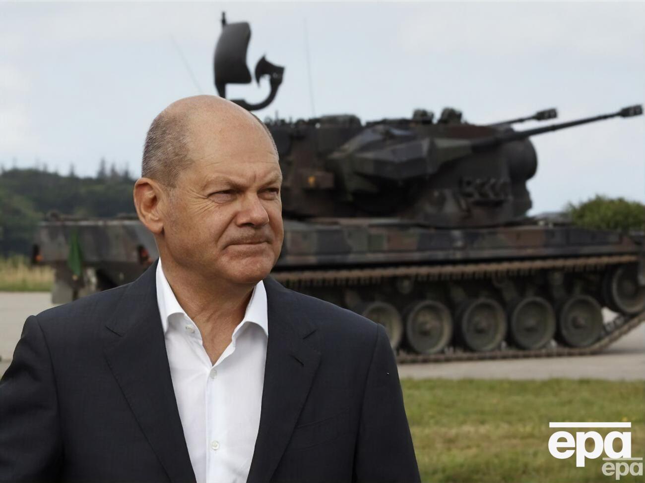 Шольц не назвал количество дополнительных зениток Gepard, которые Украина получит от Германии