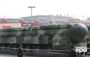 В 2021 году Китай провел 135 испытаний баллистических ракет