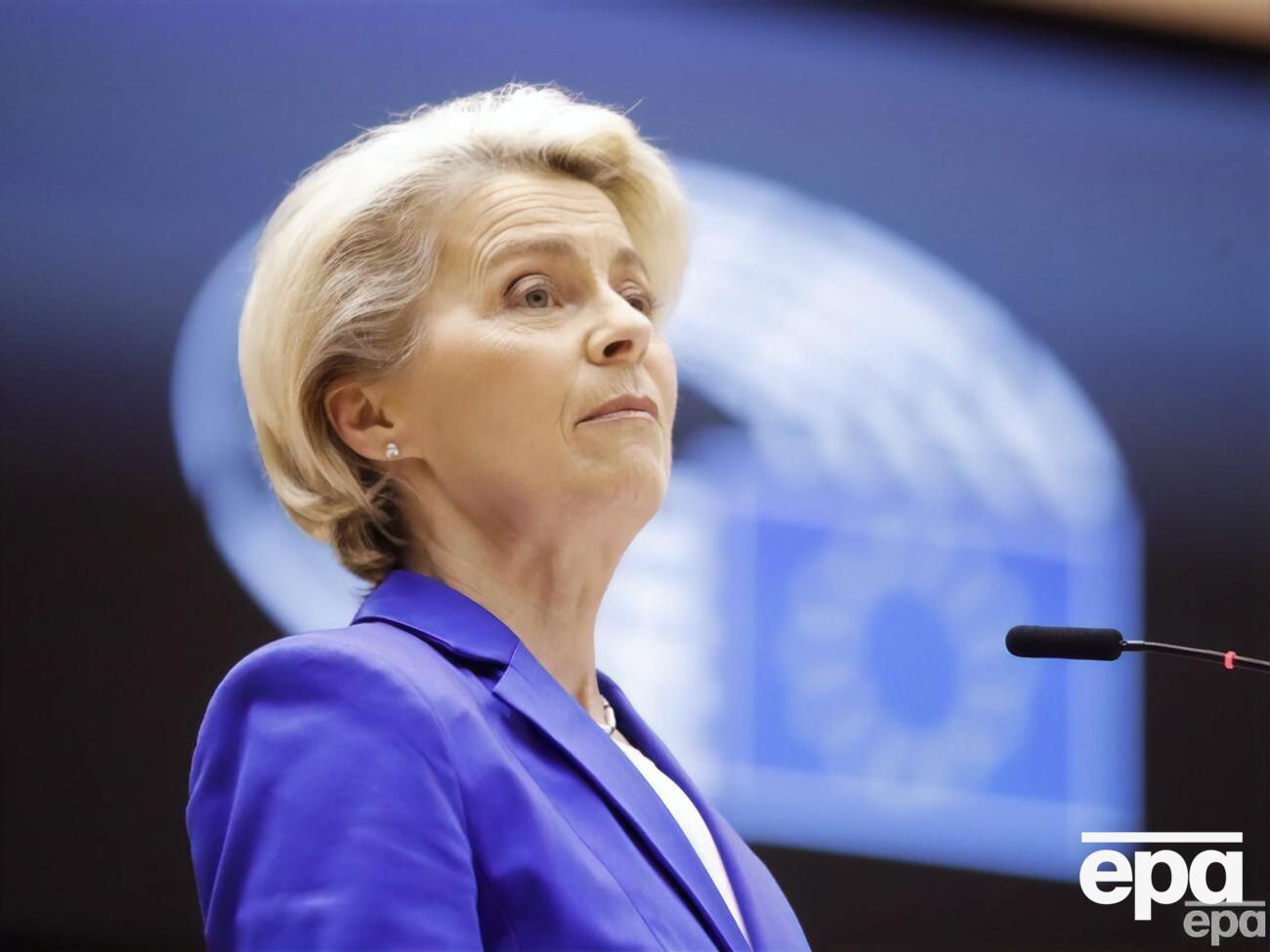 Фон дер Ляєн заявила, що Росія має відповісти за свої злочини