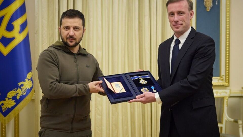 Зеленский вручил Салливану орден князя Ярослава Мудрого ІІ степени