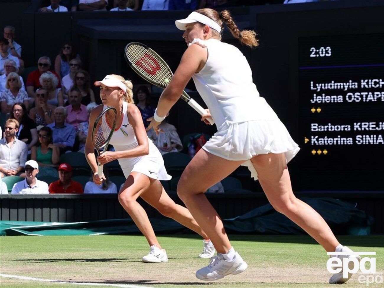 В полуфинале Итогового турнира Киченок и Остапенко сыграют с действующими чемпионками