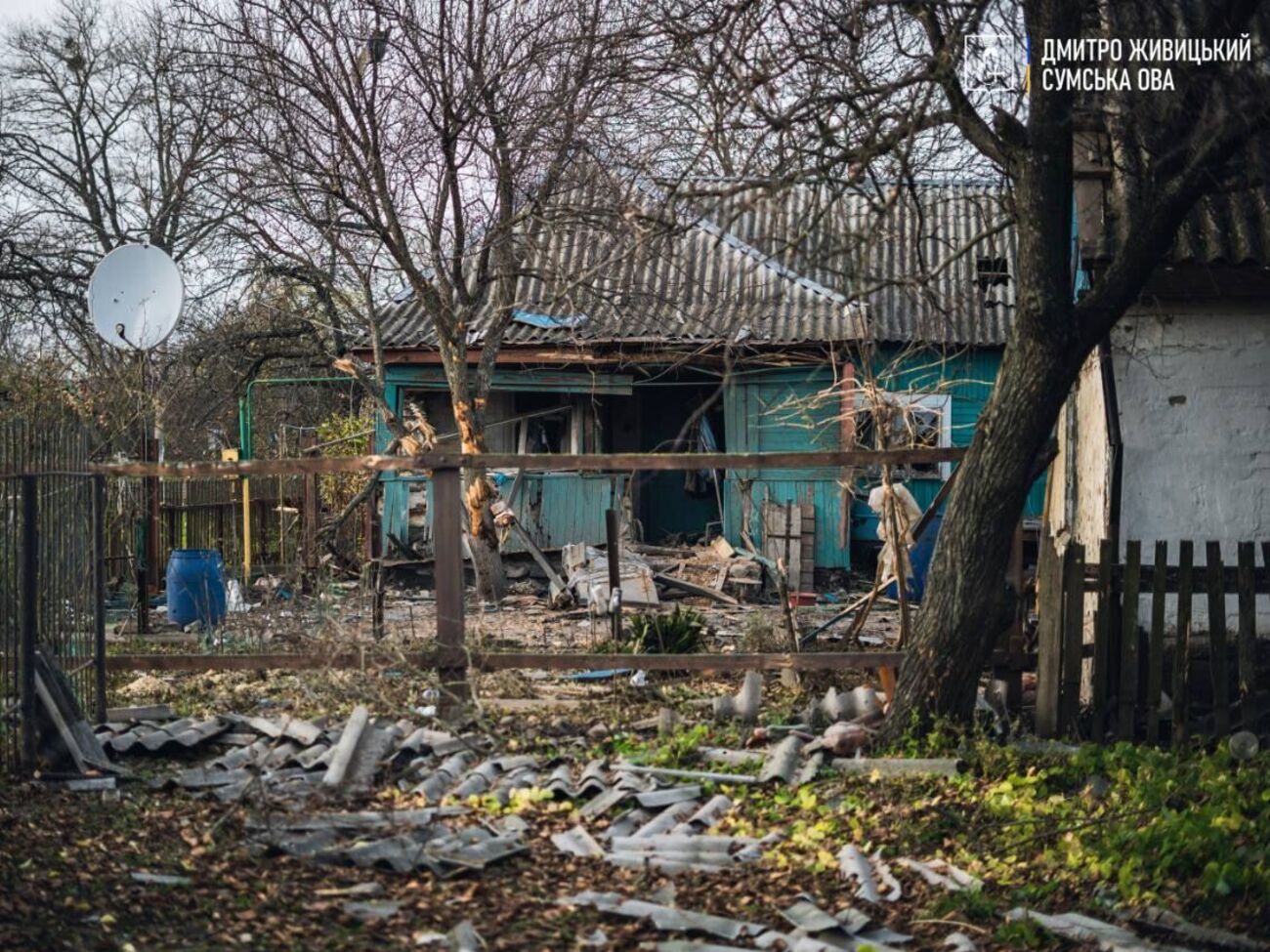 Окупанти обстріляли Сумську область 6 листопада