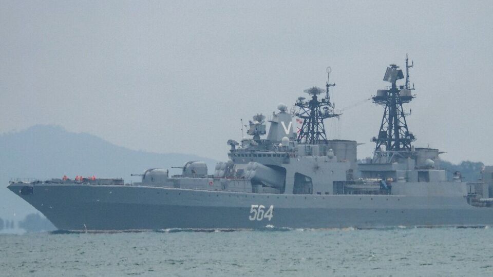 На российских кораблях нарисованы символы российской агрессии против Украины